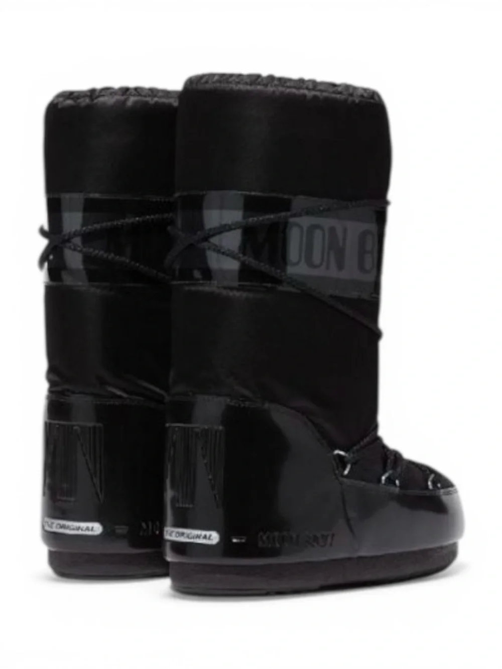 Moon Boots Black Icon Glance Kids Space Lunar Landing Size US 7c/9.5c New No Box